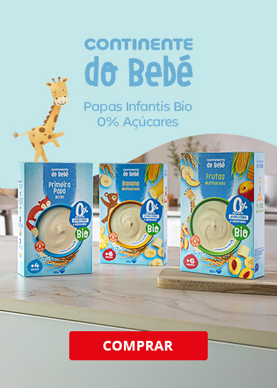 Papas Infantis Continente Bebé