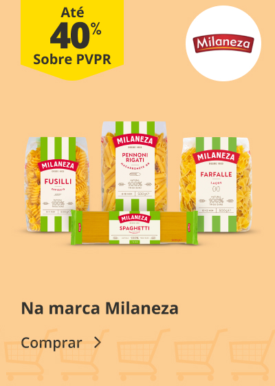 Até 40% PVPR na marca Milaneza