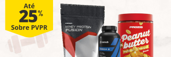 Até 25% PVPR em Suplementos e Vitaminas.