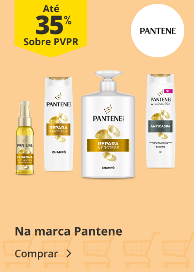 Até 35% PVPR na marca Pantene