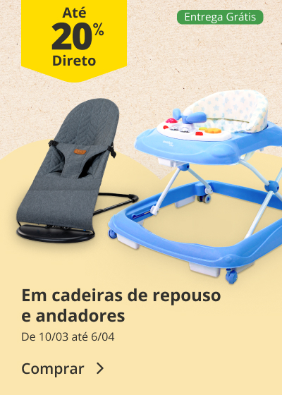 Em cadeiras de repouso e andadores