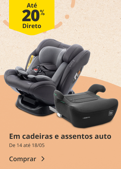  Até 20% Desconto em Cadeiras e Assentos Auto
