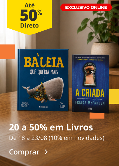 20% a 50% Desconto Direto em Livros 