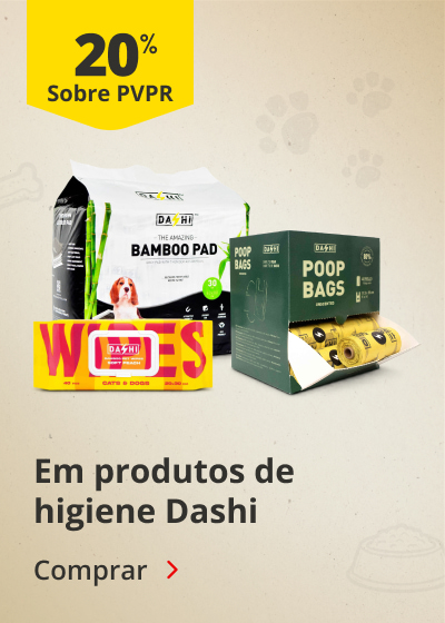 20% PVPR em produtos de higiene Dashi