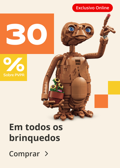 30% PVPR em todos os Brinquedos