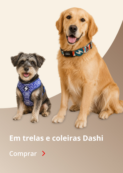 20% PVPR em trelas e coleiras Dashi
