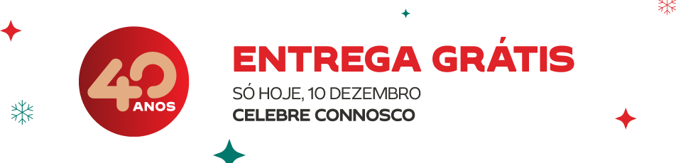 40 anos continente. Celebre connosco com Entrega Grátis.