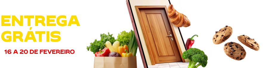 Aproveite 1 semana de entregas grátis para celebrar os 25 anos do Continente Online.