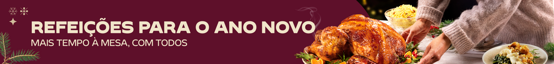 Refeições para o Ano Novo