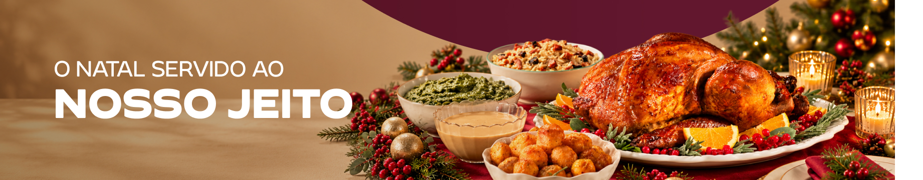 Refeições para o Natal