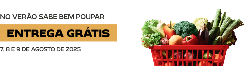 Entrega Grátis: 7 a 9 de agosto. No verão sabe bem poupar.