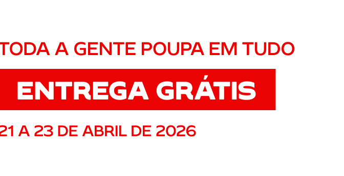 Entrega Grátis, só de 21 a 23 de abril de 2026.