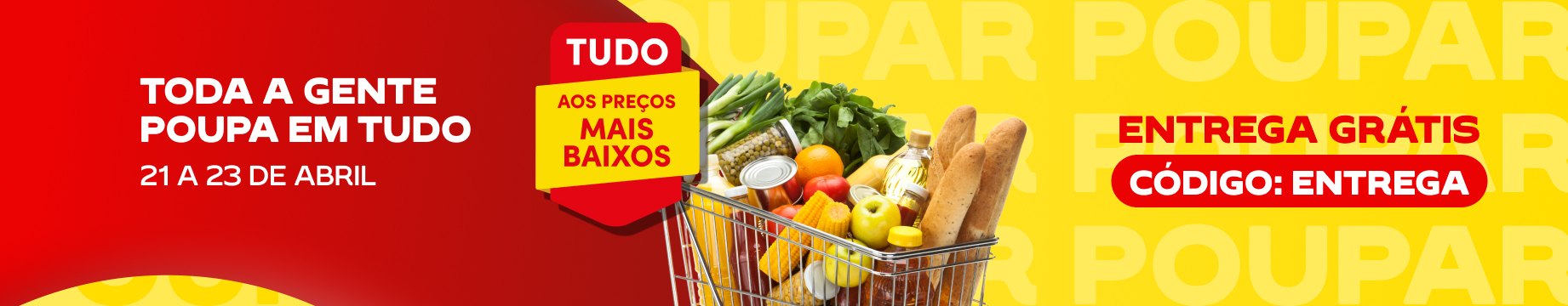 Aproveite a entrega grátis, de 21 a 23 de abril! Utilize o código de desconto: ENTREGA numa encomenda de valor igual ou superior a 50€.
