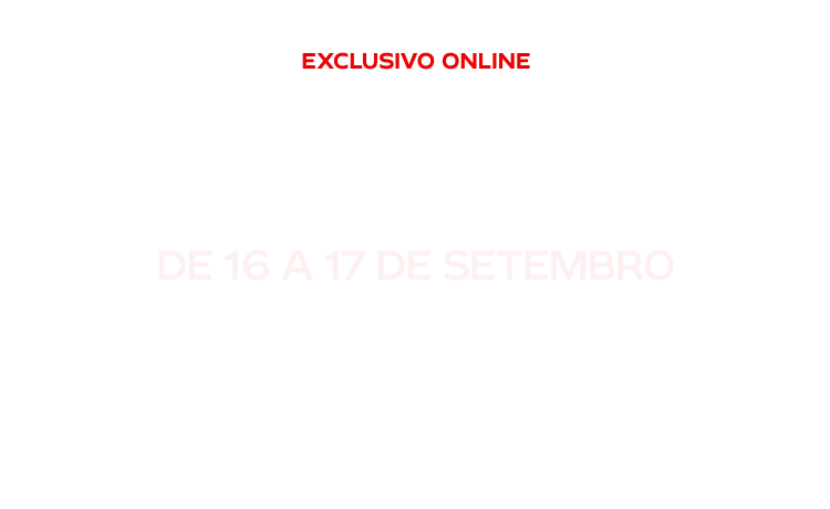 Entrega Grátis, só de 16 a 17 de setembro de 2026.