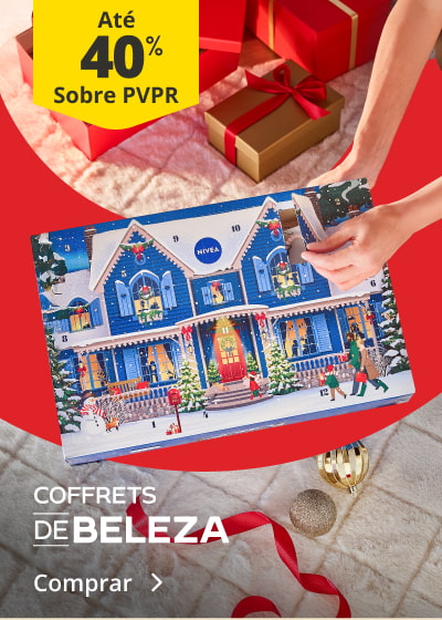 Até 40% nos coffrets de beleza