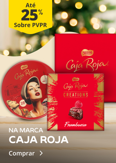 Até 25% PVPR na marca Caja Roja