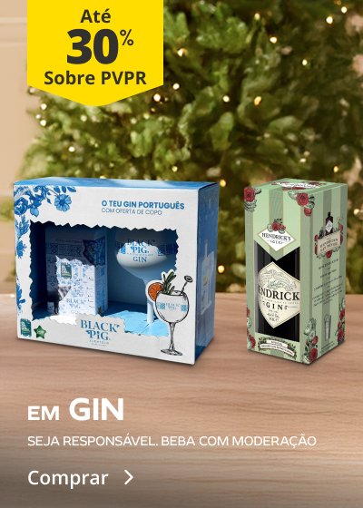 Até 30% PVPR em Gin