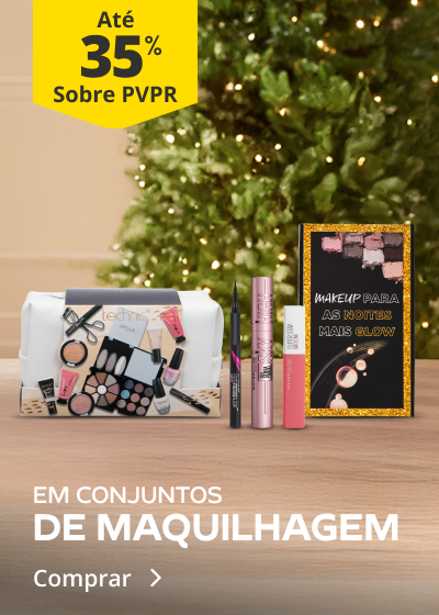 Até 35% PVPR em Conjuntos de Maquilhagem