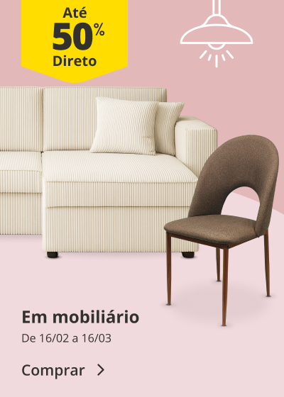 25% Desconto Direto em mobiliário