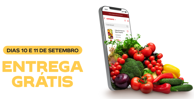 Contra Relógio: Entrega Grátis, só nos dias 10 e 11 de setembro de 2025.