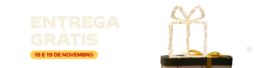 Contra Relógio: Entrega Grátis, só nos dias 18 e 19 de novembro de 2025.