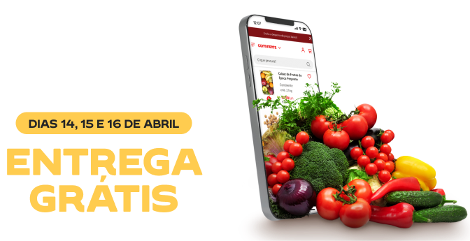 Contra Relógio: Entrega Grátis, só nos dias 14, 15 e 16 de abril de 2026.