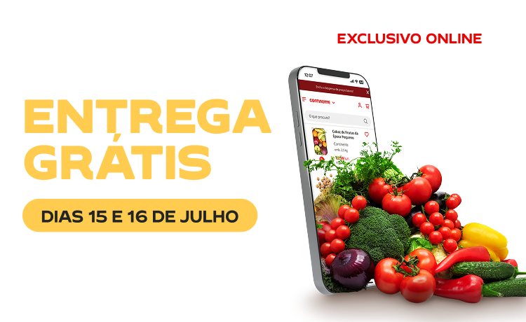 Contra Relógio: Entrega Grátis, só nos dias 15 e 16 de julho de 2026.