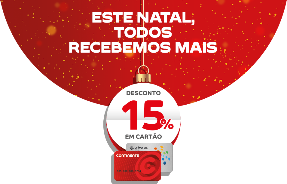 15% Desconto em Cartão Continente