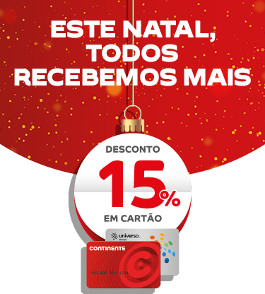 15% Desconto em Cartão Continente