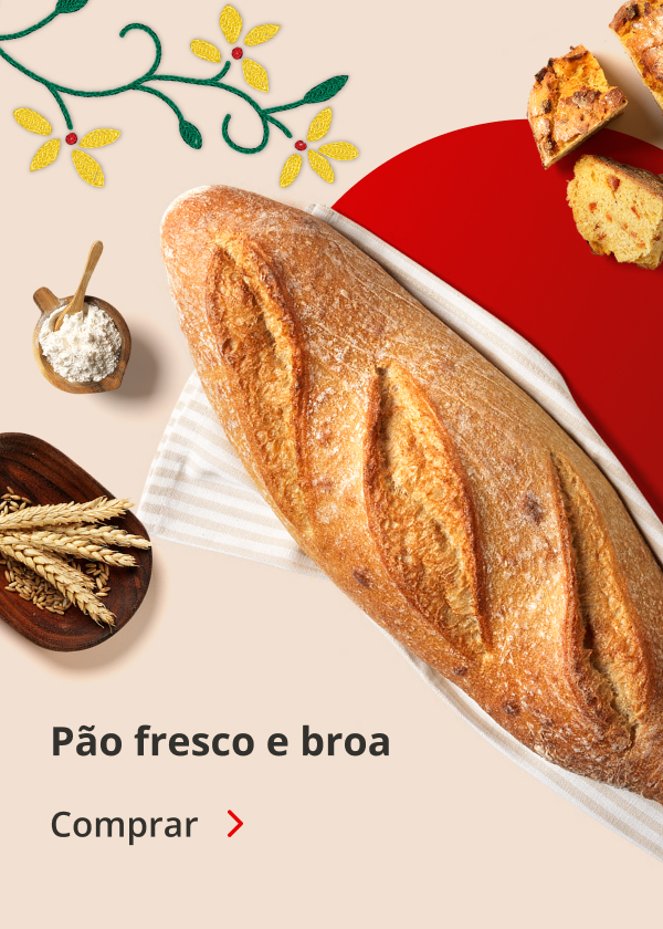 Pão do dia e Broa